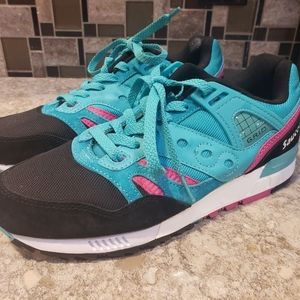 Saucony Grid SD Teal Black